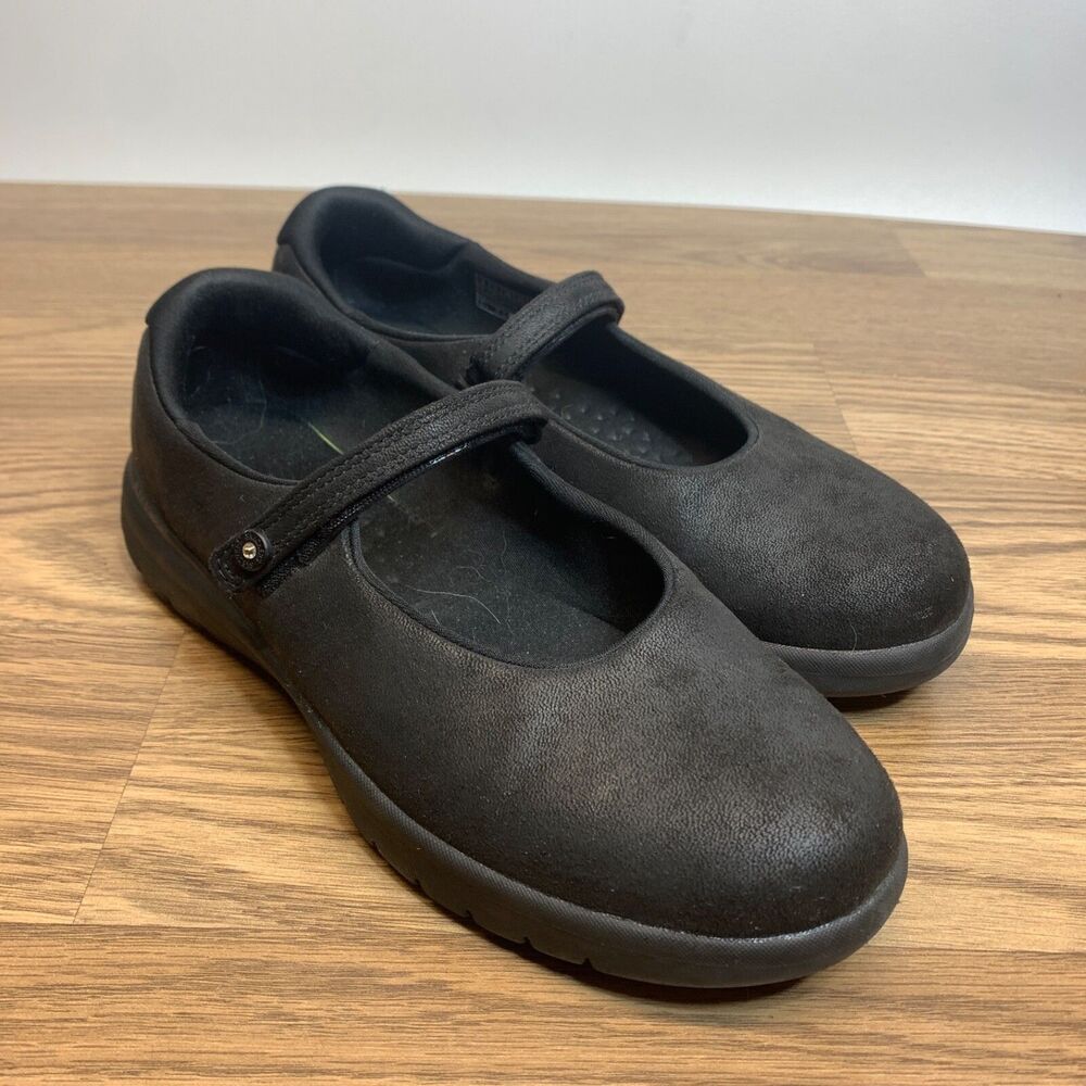 Skechers-On the GO Flex Whisper Adj Strap Shoe Women 8 US Black 138341